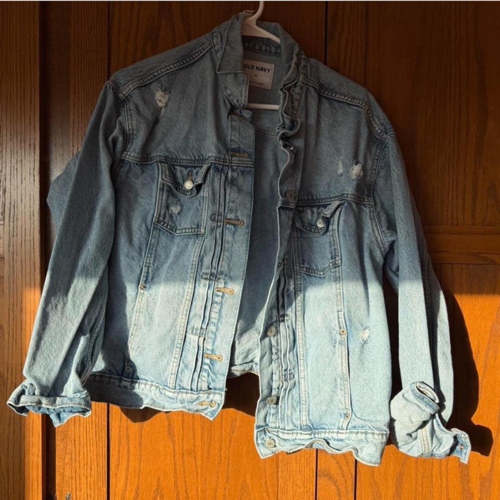 Old Navy Faded Blue Denim Jacket